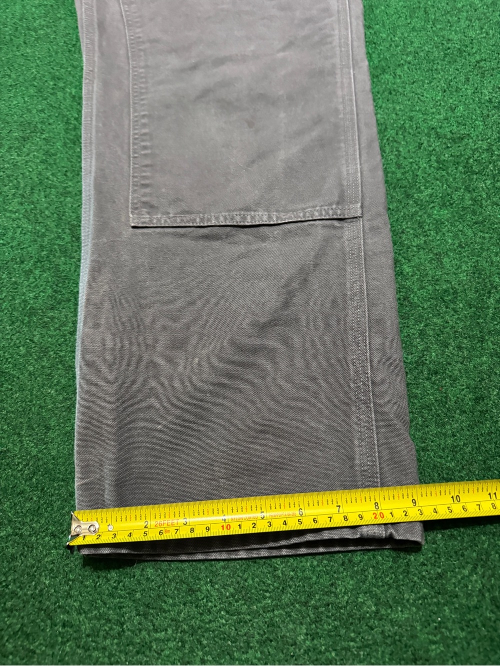 Carhartt Double Knee B136 GVL Carpenter Canvas Hip Hop Grunge 38x30 Pants Jeans - Picture 8 of 12